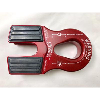 Factor 55 Flat Splicer 3/8 - 1/2" Synthetic Rope Splice-On Shackle Mount (Red) - 00375-01